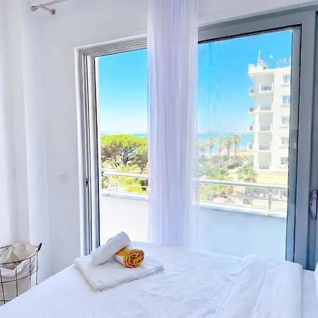 Sea View With Balcony In Durres 109 格勒姆